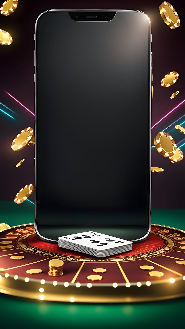 ayamjago4d live roulette studio on mobile phone screen