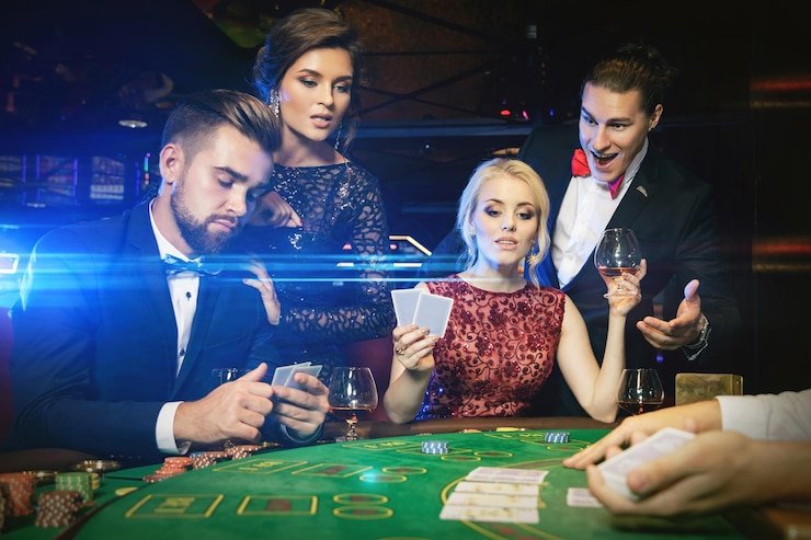 Buffalo King live dealer table visible on mobile phone screen with chat interface and betting buttons
